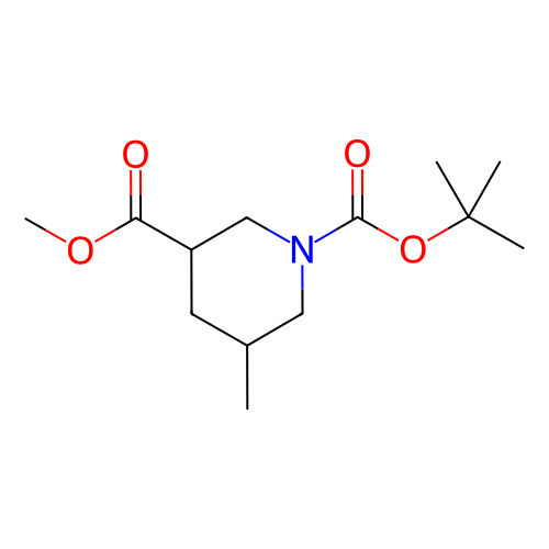 1-叔丁基 3-甲基-5-甲基哌啶-1,3-二羧酸酯,1-tert-Butyl 3-methyl 5-methylpiperidine-1,3-dicarboxylate