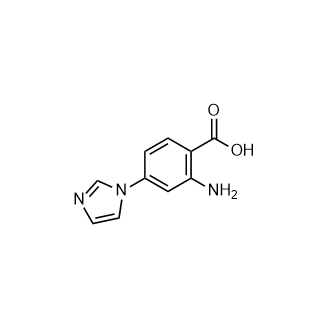 2-氨基-4-(1H-咪唑-1-基)苯甲酸,2-Amino-4-(1H-imidazol-1-yl)benzoic acid