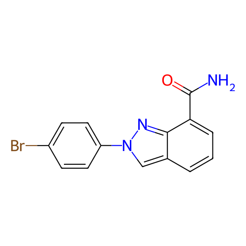 2-(4-溴-苯基)-2H-吲唑-7-甲酰胺,2-(4-Bromophenyl)-2H-indazole-7-carboxamide
