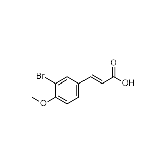 (E)-3-(3-溴-4-甲氧基苯基)丙烯酸,(E)-3-(3-Bromo-4-methoxyphenyl)acrylic acid