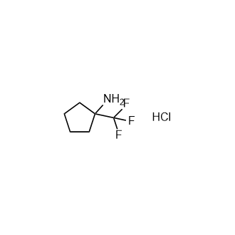 1-(三氟甲基)环戊烷-1-胺盐酸盐,1-(Trifluoromethyl)cyclopentan-1-amine hydrochloride