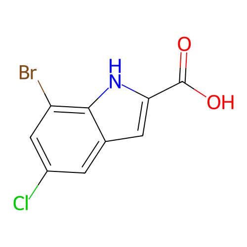 7-溴-5-氯-1H-吲哚-2-羧酸,7-Bromo-5-chloro-1H-indole-2-carboxylic acid