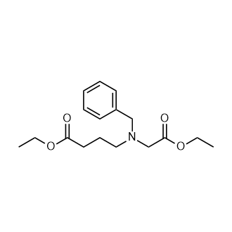 4-(苄基(2-乙氧基-2-氧乙基)氨基)丁酸乙酯,Ethyl 4-(benzyl(2-ethoxy-2-oxoethyl)amino)butanoate