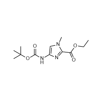 4-((叔丁氧基羰基)氨基)-1-甲基-1H-咪唑-2-羧酸乙酯,Ethyl 4-((tert-butoxycarbonyl)amino)-1-methyl-1H-imidazole-2-carboxylate