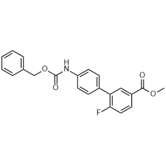 3-(4-Cbz-氨基苯基)-4-氟苯甲酸甲酯,Methyl 3-(4-Cbz-aminophenyl)-4-fluorobenzoate