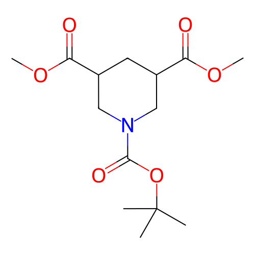 1,3-二甲基哌啶-1,3,5-三羧酸1-叔丁酯,1-tert-Butyl 3,5-dimethyl piperidine-1,3,5-tricarboxylate