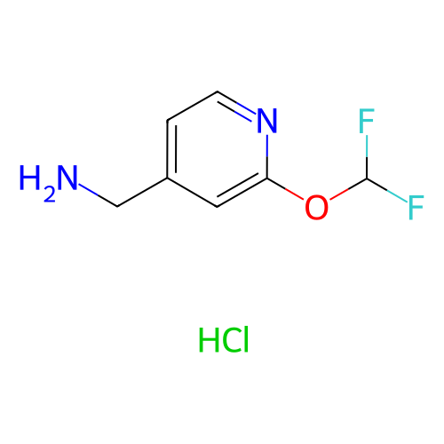 (2-(二氟甲氧基)吡啶-4-基)甲胺盐酸盐,(2-(Difluoromethoxy)pyridin-4-yl)methanamine hydrochloride