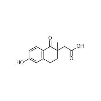 2-(6-羥基-2-甲基-1-氧代-1,2,3,4-四氫萘-2-基)乙酸,2-(6-Hydroxy-2-methyl-1-oxo-1,2,3,4-tetrahydronaphthalen-2-yl)acetic acid