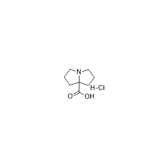 六氢-1H-吡咯嗪-7a-羧酸盐酸盐,Tetrahydro-1H-pyrrolizine-7a(5H)-carboxylic acid hydrochloride
