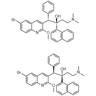 贝达喹啉杂质,cis-1-(6-Bromo-2-methoxyquinolin-3-yl)-4-(dimethylamino)-2-(naphthalen-1-yl)-1-phenylbutan-2-ol