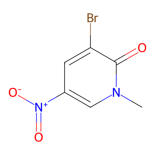 3-溴-1-甲基-5-硝基吡啶-2(1H)-酮,3-Bromo-1-methyl-5-nitropyridin-2(1H)-one