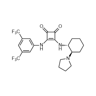 3-[[3,5-双(三氟甲基)苯基]氨基]-4-[[(1R,2R)-2-(1-吡咯烷基)环己基]氨基]-3-环丁烯-1,2-二酮,3-[[3,5-Bis(trifluoromethyl)phenyl]amino]-4-[[(1R,2R)-2-(1-pyrrolidinyl)cyclohexyl]amino]-3-cyclobutene-1,2-dione