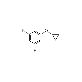 1-(环丙氧基)-3,5-二氟苯,1-(Cyclopropyloxy)-3,5-difluorobenzene