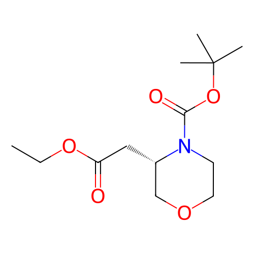 (S)-3-(2-乙氧基-2-氧代乙基)嗎啉-4-羧酸叔丁酯,(S)-tert-Butyl 3-(2-ethoxy-2-oxoethyl)morpholine-4-carboxylate