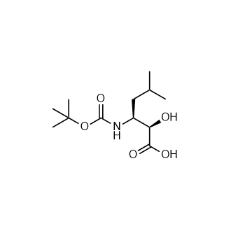 (2R,3S)-3-((叔丁氧基羰基)氨基)-2-羟基-5-甲基己酸,(2R,3S)-3-((tert-butoxycarbonyl)amino)-2-hydroxy-5-methylhexanoic acid