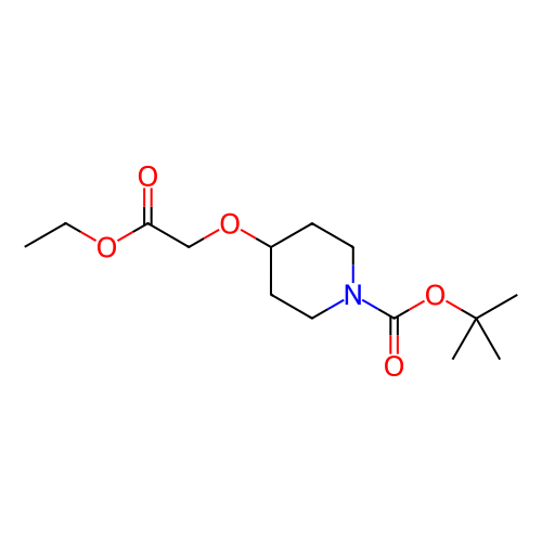 4-(2-乙氧基-2-氧代乙氧基)哌啶-1-羧酸叔丁酯,tert-Butyl 4-(2-ethoxy-2-oxoethoxy)piperidine-1-carboxylate