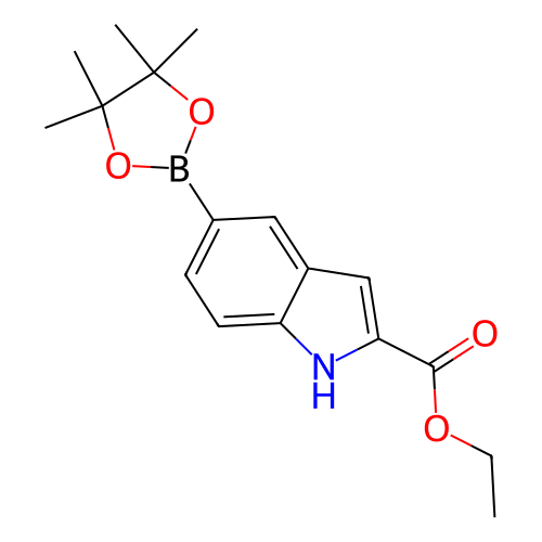 2-乙氧基羰基吲哚-5-硼酸频那醇酯,Ethyl 5-(4,4,5,5-tetramethyl-1,3,2-dioxaborolan-2-yl)-1H-indole-2-carboxylate
