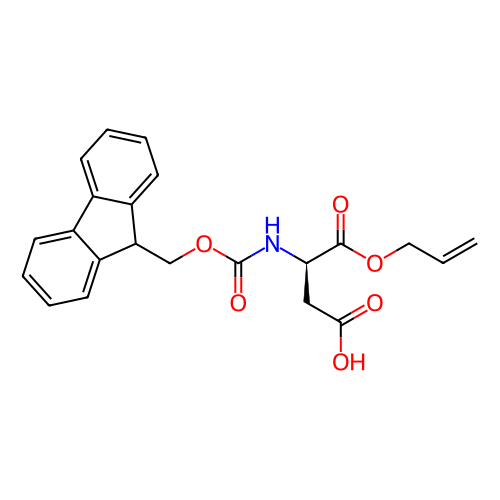 (R)-3-((((9H-芴-9-基)甲氧基)羰基)氨基)-4-(烯丙氧基)-4-氧代丁酸,Fmoc-D-Asp-Oall