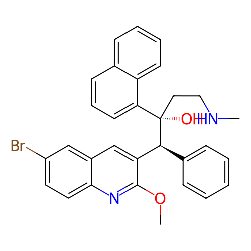 (1S,2R)-1-(6-溴-2-甲氧基喹啉-3-基)-4-(二甲基氨基)-2-(萘-1-基)-1-苯基丁-2-醇,(1S,2R)-1-(6-bromo-2-methoxyquinolin-3-yl)-4-(dimethylamino)-2-(naphthalen-1-yl)-1-phenylbutan-2-ol