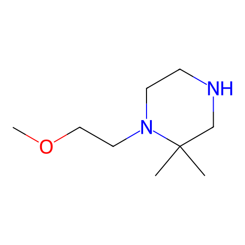 1-(2-甲氧基乙基)-2,2-二甲基哌嗪,1-(2-Methoxyethyl)-2,2-dimethylpiperazine