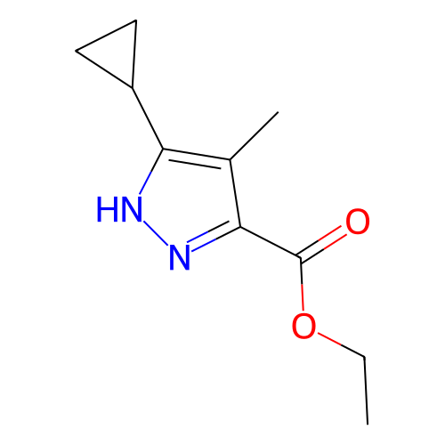 5-环丙基-4-甲基-1H-吡唑-3-羧酸乙酯,Ethyl 5-cyclopropyl-4-methyl-1H-pyrazole-3-carboxylate