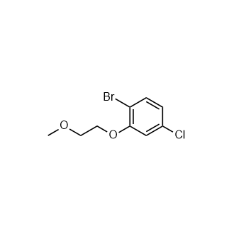 1-溴-4-氯-2-(2-甲氧基乙氧基)苯,1-Bromo-4-chloro-2-(2-methoxyethoxy)benzene