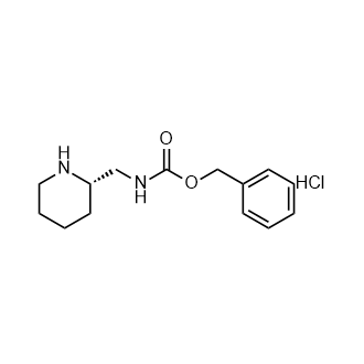 (S)-(哌啶-2-基甲基)氨基甲酸芐酯鹽酸鹽,(S)-Benzyl (piperidin-2-ylmethyl)carbamate hydrochloride