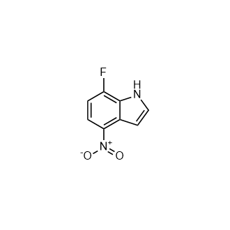 7-氟-4-硝基-1H-吲哚,7-Fluoro-4-nitro-1H-indole