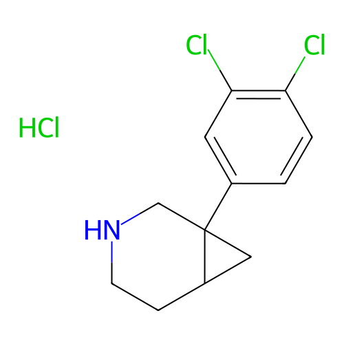 1-(3,4-二氯苯基)-3-氮杂双环[4.1.0]庚烷盐酸盐,1-(3,4-Dichlorophenyl)-3-azabicyclo[4.1.0]heptane hydrochloride