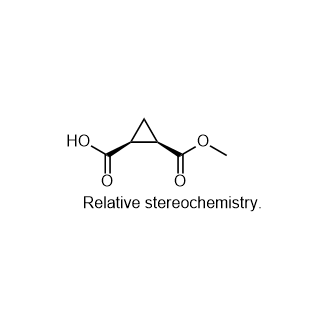 rel-((1S,2R)-2-(甲氧基羰基)环丙烷-1-羧酸),rel-((1S,2R)-2-(Methoxycarbonyl)cyclopropane-1-carboxylic acid)