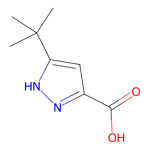 5-叔丁基-1H-吡唑-3-羧酸,3-tert-Butyl-1H-pyrazole-5-carboxylic acid