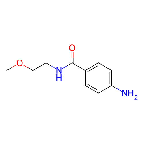 4-氨基-N-(2-甲氧基乙基)苯甲酰胺,4-Amino-N-(2-methoxyethyl)benzamide