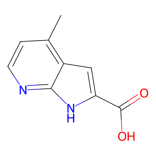 4-甲基-1H-吡咯并[2,3-b]吡啶-2-羧酸,4-Methyl-1H-pyrrolo[2,3-b]pyridine-2-carboxylicacid