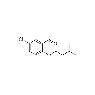 5-氯-2-(异戊氧基)苯甲醛,5-Chloro-2-(isopentyloxy)benzaldehyde