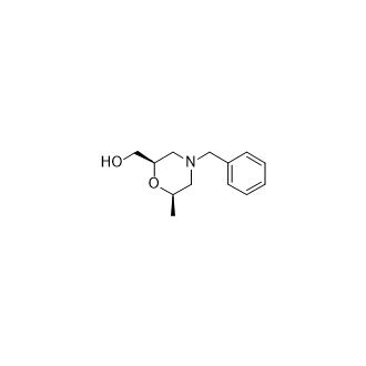 ((2R,6R)-4-苄基-6-甲基吗啉-2-基)甲醇,((2R,6R)-4-benzyl-6-methylmorpholin-2-yl)methanol