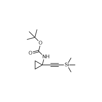 (1-((三甲基甲硅烷基)乙炔基)環(huán)丙基)氨基甲酸叔丁酯,tert-Butyl (1-((trimethylsilyl)ethynyl)cyclopropyl)carbamate