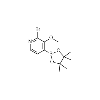 2-溴-3-甲氧基-4-(4,4,5,5-四甲基-1,3,2-二氧硼杂环戊烷-2-基)吡啶,2-Bromo-3-methoxy-4-(4,4,5,5-tetramethyl-1,3,2-dioxaborolan-2-yl)pyridine