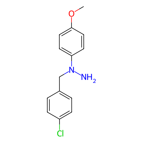 1-(4-氯苄基)-1-(4-甲氧基苯基)肼,1-(4-Chlorobenzyl)-1-(4-methoxyphenyl)hydrazine