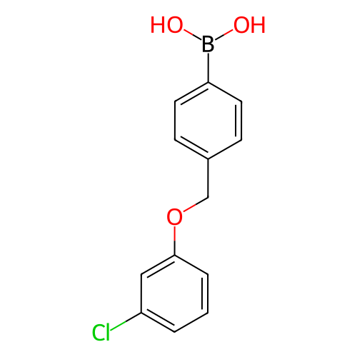 (4-((3-氯苯氧基)甲基)苯基)硼酸,(4-((3-Chlorophenoxy)methyl)phenyl)boronic acid