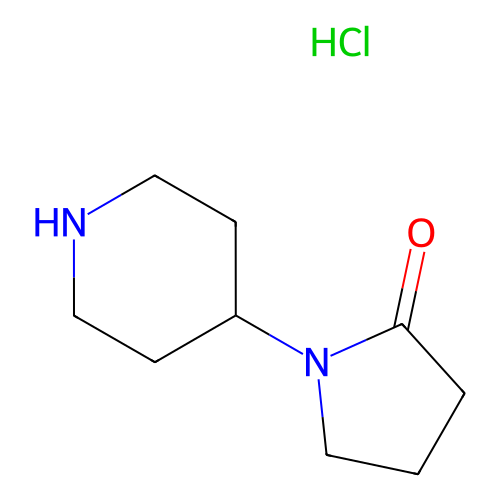 1-(哌啶-4-基)吡咯烷-2-酮盐酸盐,1-(Piperidin-4-yl)pyrrolidin-2-one hydrochloride