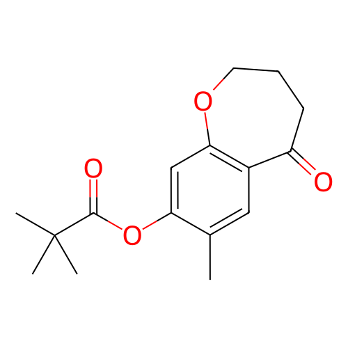 7-甲基-5-氧代-2,3,4,5-四氢苯并[b]氧杂-8-基新戊酸酯,7-Methyl-5-oxo-2,3,4,5-tetrahydrobenzo[b]oxepin-8-yl pivalate