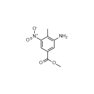 3-氨基-5-硝基-4-甲基苯甲酸甲酯,Methyl 3-amino-4-methyl-5-nitrobenzoate