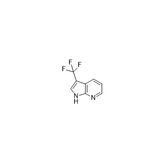 3-三氟甲基-7-氟杂吲哚,3-Trifluoromethyl-1H-pyrrolo[2,3-b]pyridine