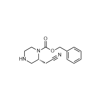 (R)-2-(氰甲基)哌嗪-1-羧酸苄酯,Benzyl (R)-2-(cyanomethyl)piperazine-1-carboxylate