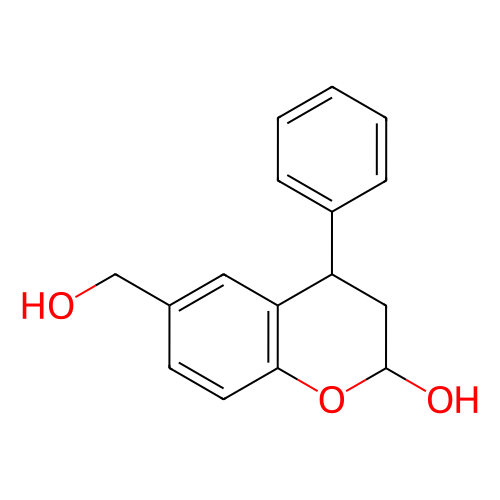 6-(羥基甲基)-4-苯基苯并二氫吡喃-2-醇,6-(Hydroxymethyl)-4-phenylchroman-2-ol