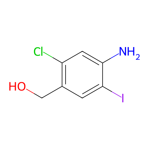 (4-氨基-2-氯-5-碘苯基)甲醇,(4-Amino-2-chloro-5-iodophenyl)methanol