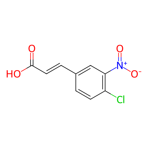 (E)-3-(4-氯-3-硝基苯基)丙烯酸,(E)-3-(4-Chloro-3-nitrophenyl)acrylic acid