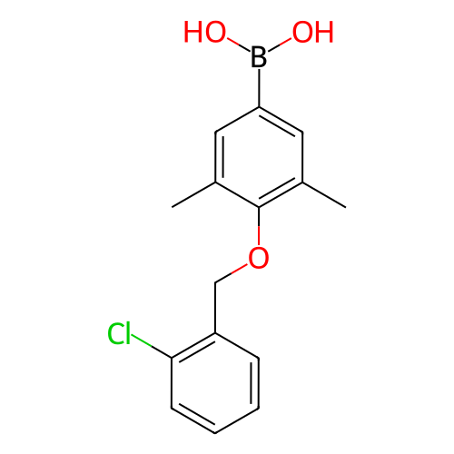 (4-((2-氯苄基)氧基)-3,5-二甲基苯基)硼酸,(4-((2-Chlorobenzyl)oxy)-3,5-dimethylphenyl)boronic acid