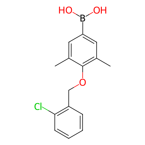 (4-((2-氯芐基)氧基)-3,5-二甲基苯基)硼酸,(4-((2-Chlorobenzyl)oxy)-3,5-dimethylphenyl)boronic acid