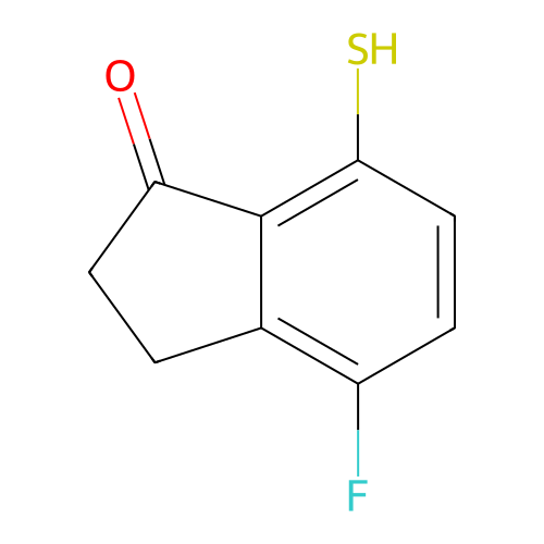 4-氟-7-巰基-2,3-二氫-1H-茚-1-酮,4-Fluoro-7-mercapto-2,3-dihydro-1H-inden-1-one